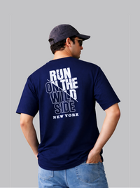 Mehrosh Navy Graphic Statement Tee – Run On The Wild Side 4