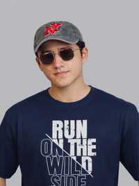 Mehrosh Navy Graphic Statement Tee – Run On The Wild Side 2