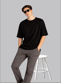 Mehrosh Essential Black Relaxed Fit Tee 1