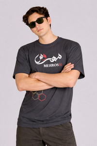 Mehrosh Grey Graphic Tee – Signature Edition 3