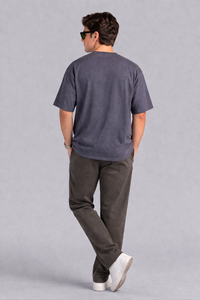Mehrosh Essential Gray  Relaxed Fit Tee 3